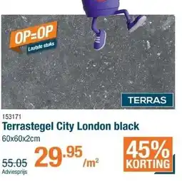 Cevo Terrastegel City London aanbieding