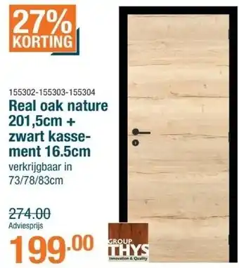 Cevo Real oak nature aanbieding
