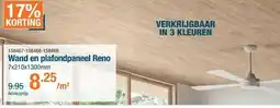 Cevo Wand en plafondpaneel Reno aanbieding