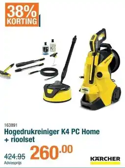 Cevo Hogedrukreiniger K4 PC Home aanbieding