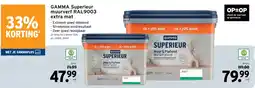 GAMMA Gamma superieur muurverf aanbieding