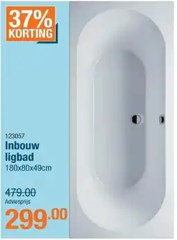 Cevo Inbouw ligbad aanbieding