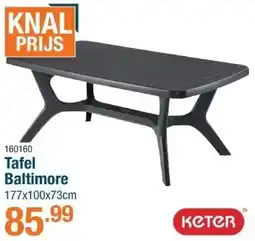 Cevo Tafel baltimore aanbieding