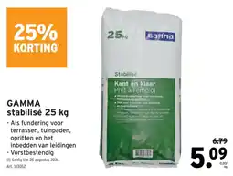GAMMA gamma stabilise 25 kg aanbieding