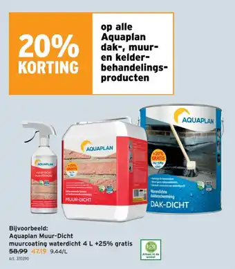 GAMMA Aquaplan Muur-Dicht aanbieding