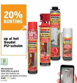 GAMMA Soudal PU-schuim aanbieding