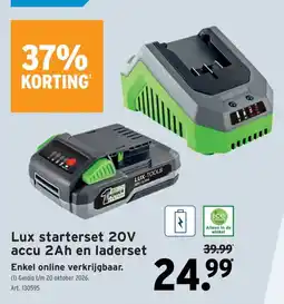 GAMMA Lux starterset 20v aanbieding