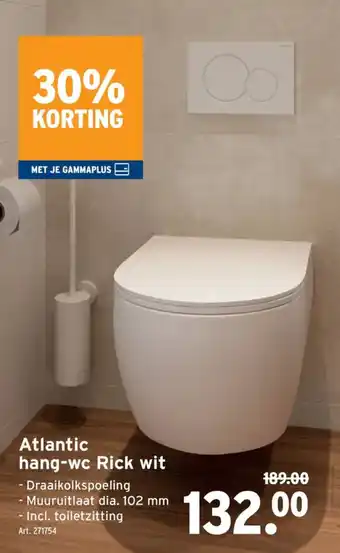 Atlantic hang-wc Rick wit