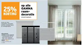 Gamma raamdecoratie
