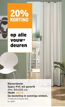 GAMMA vouw-deuren aanbieding