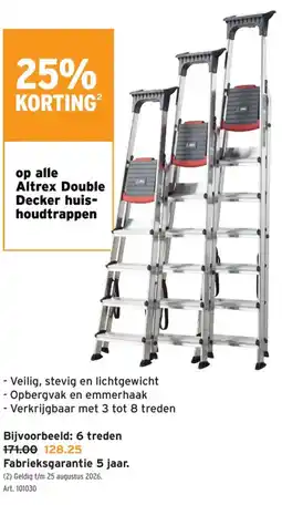 GAMMA altrex double decker huis-houdtrappen aanbieding