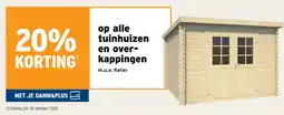 GAMMA Tuinhuizen en over kappingen aanbieding