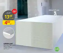 Brico Gipsplaat aanbieding
