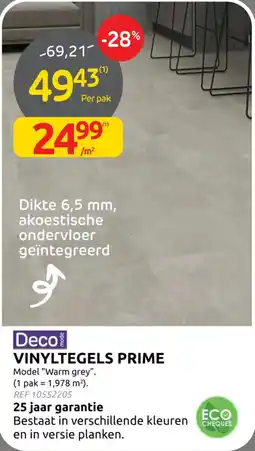 Brico Vinyltegels prime aanbieding
