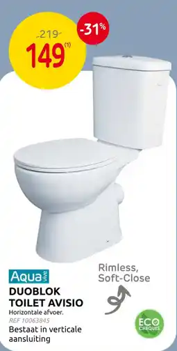 Brico Duoblok toilet avisio aanbieding