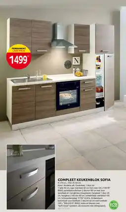 Brico Compleet Keukenblok Sofia aanbieding
