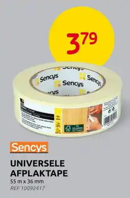 Brico Sencys universele afplaktape aanbieding