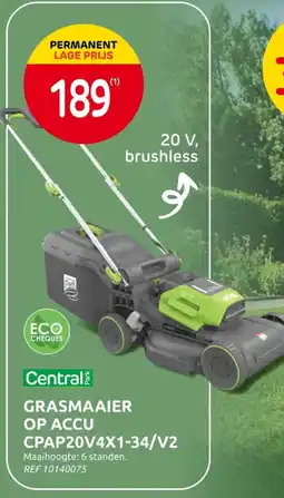 Brico Grasmaaier op accu aanbieding