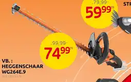 Brico Worx Heggenschaar WG264E.9 aanbieding