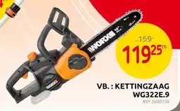 Brico Worx Kettingzaag aanbieding