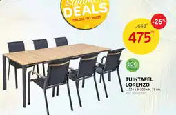 Brico Tuintafel Lorenzo aanbieding