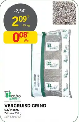 Brico vergruisd grind aanbieding