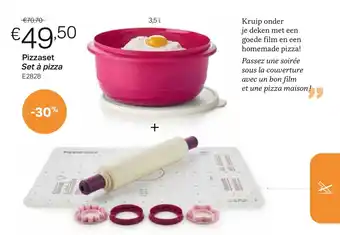Tupperware Pizzaset Set a pizza aanbieding