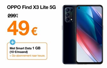 Orange Oppo Find X3 Lite 5G aanbieding