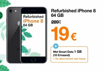 Orange Refurbished iPhone 8 64 GB aanbieding