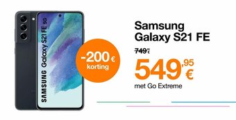 Orange Samsung Galaxy S21 FE aanbieding