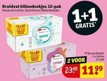 Kruidvat Kruidvat billendoekjes lotion aanbieding