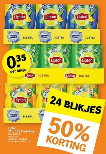 Albert Heijn Lipton aanbieding