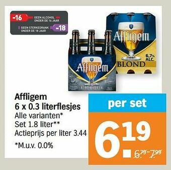 Albert Heijn Affligem aanbieding