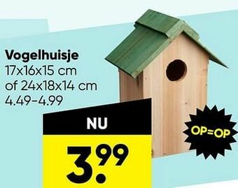 Vogelhuisje