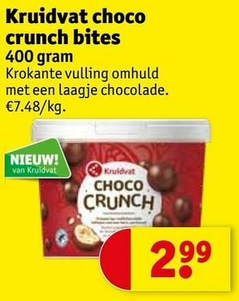 Kruidvat Kruidvat choco crunch bites aanbieding