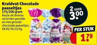 Kruidvat Kruidvat chocolade paaseitjes aanbieding