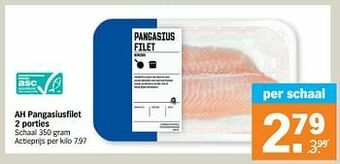 Albert Heijn Ah pangasiusfilet aanbieding