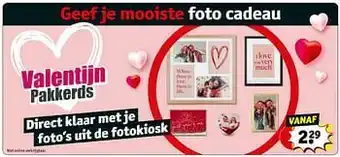 Kruidvat Foto cadeau aanbieding