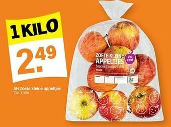 Albert Heijn Ah zoete kleine appeltjes aanbieding