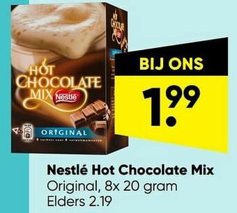 Big Bazar Nestlé hot chocolate mix aanbieding