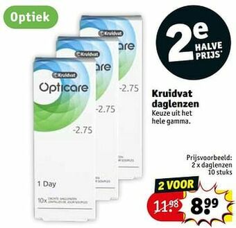 Kruidvat Daglenzen aanbieding