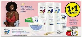 Kruidvat Dove essentiel care handcrème aanbieding