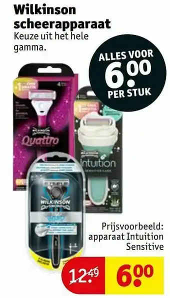 Kruidvat Apparaat intuition sensitive aanbieding