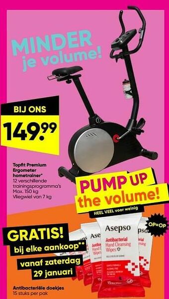Topfit premium ergometer hometrainer