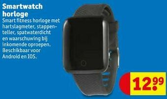 Kruidvat Smartwatch horloge aanbieding