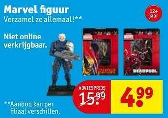 Kruidvat Marvel figuur aanbieding