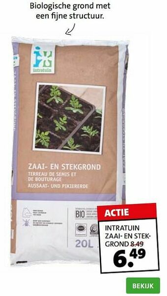 Intratuin Intratuin zaai- en stekgrond aanbieding