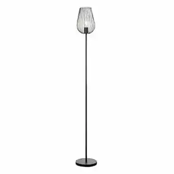 Leen Bakker Vloerlamp Lagos - mat zwart - 165 cm - Leen Bakker aanbieding