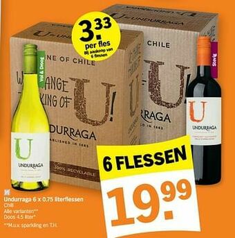 Albert Heijn Undurraga aanbieding