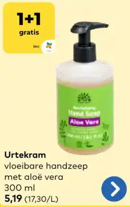 Bio Planet Urtekram vloeibare handzeep aanbieding